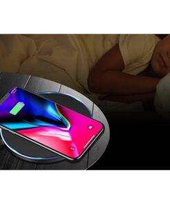 Alternative view of Caricabatterie Wireless Veloce Black 10W Slim QI