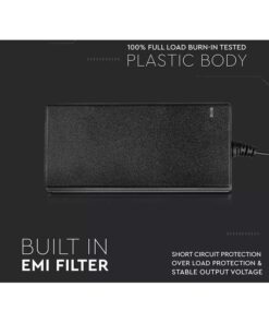 Trasformatore Alimentatore CV 12V 5A 60W Con Spina da Presa Casa AC220V a DC 12V SKU-3239