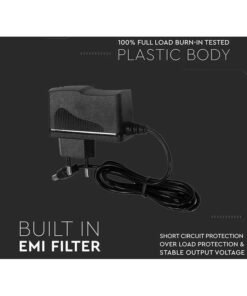 Trasformatore Alimentatore CV Con Spina da Presa Casa AC220V a DC 12V 1,5A 18W Colore Nero SKU-3237