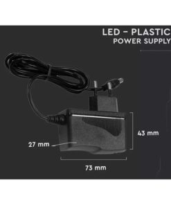 Trasformatore Alimentatore CV Con Spina da Presa Casa AC220V a DC 12V 1,5A 18W Colore Nero SKU-3237