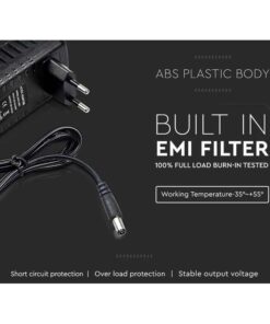 Trasformatore Alimentatore CV Con Spina da Presa Casa AC220V a DC 12V 2,5A 30W Colore Nero SKU-2671