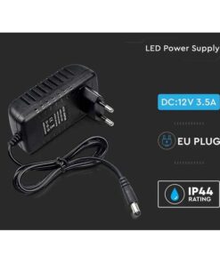 Alternative view of Trasformatore Alimentatore 42W CV 12V 3,5A Con Spina UE da Presa Casa AC220V a DC 12V SKU-2672