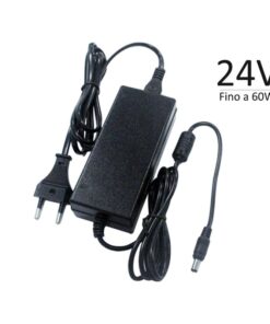 24V Trasformatore Alimentatore CV 2,5A 60W con Spina 220V a DC 24V IP44 SKU 3264