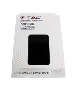 Portable Power Bank 5000mAh Colore Nero Batteria Litio Esterna Portatile Con 2 USB 5V 2,1A SKU-8193