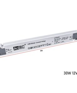 Alimentatore Ultra Slim Sottile 30W 12V Trasformatore CV Per Striscia Led Profili Alluminio