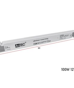 Alternative view of Alimentatore Ultra Slim Sottile 100W 12V Trasformatore CV Per Striscia Led Profili Alluminio