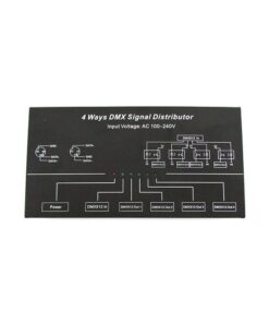 Amplificatore Distributore Segnale DMX 512 Signal Distributor 4 Canali 220V DMX124
