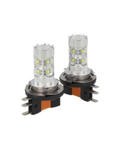 Lampada Led H15 Biluce 50W 12V Canbus Luci Marcia Diurne Bianco VW Golf 6 7 MK6 Tiguan Audi A6 Fiat Ducato Ford Kuga