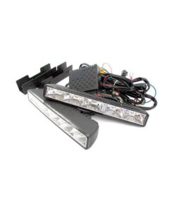 Luci Diurne Led DRLs 12V 24V 5W Dimmerabile Funzione Frecce e Ritardo Spegnimento IP65 Omologato E8 E4 R87