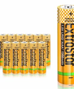 Pila Batteria LR03 AAA Mini Stilo 1,5V 1300mAh MN2400 Alcalina Confezione da 12 Pezzi