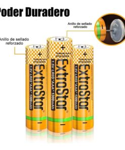 Alternative view of Pila Batteria LR03 AAA Mini Stilo 1,5V 1300mAh MN2400 Alcalina Confezione da 12 Pezzi