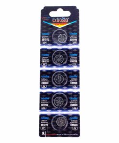 Pila Batteria A Bottone CR1220 3V Confezione Da 5 Pile