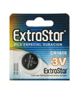 Alternative view of Pila Batteria A Bottone CR1616 3V Confezione Da 5 Pile