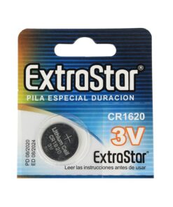 Alternative view of Pila Batteria A Bottone CR1620 3V Confezione Da 5 Pile