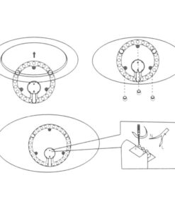Alternative view of Modulo Led Per Plafoniera Led Plate Ad Anello 18W 1800LM 6500K Diametro 185mm