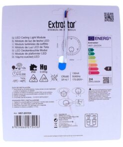 Modulo Led Per Plafoniera Led Plate Ad Anello 24W 2400LM 6500K Diametro 222mm