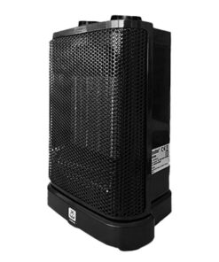 Stufa Elettrica da 1000W-1500W Portatile con Maniglia con Protezione di Sicurezza Automatico L15.7cm x H25.5cm Colore Nero