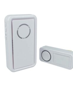 Campanello Senza Fili Da Esterno IP44 Trasmissione Fino A 100 Metri Alimentazione Con Pile