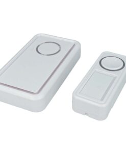 Alternative view of Campanello Senza Fili Da Esterno IP44 Trasmissione Fino A 100 Metri Alimentazione Con Pile