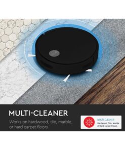 Robot Aspirapolvere Con Telecomando Motor 800PA Brusless Colore Nero SKU-8659