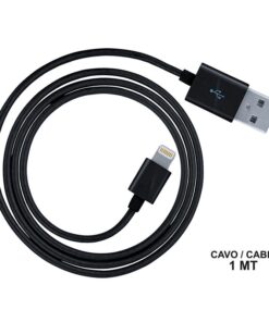 Alternative view of 2 Pezzi Cavo USB Dati Ricarica Per Iphone Colore Nero 1 Metro