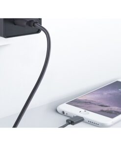 2 Pezzi Cavo USB Dati Ricarica Per Iphone Colore Nero 1 Metro