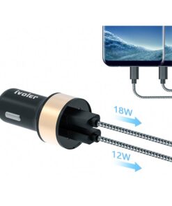 Alternative view of Caricabatteria Alimentatore Accendisigari Da Auto 12V Camion 24V Con Doppia Porta USB 5V 2,4A 9V 2A 12V 1,5A Ricarica Veloce