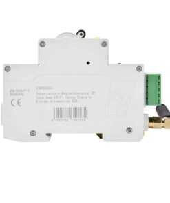Alternative view of Interruttore Magnetotermico Smart WIFI 2P 63A App TUYA Occupa 3 Moduli DIN Con Funzione Controllo Consumo Energia
