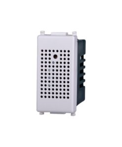 Sensore Acustico 220V Timer Colore BIANCO Compatibile Con Vimar Plana