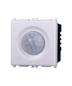 Sensore Movimento PIR Timer 2P 2M Colore BIANCO Compatibile Con Vimar Plana