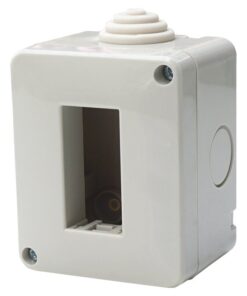Alternative view of Custodia 1P IP40 Scatola Porta Frutti Da Esterno 1 Posto Modulo Compatibile Con Vimar Plana