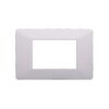 Placca Plastica Serie Starlight 3P Colore Bianco Compatibile Con Vimar Plana