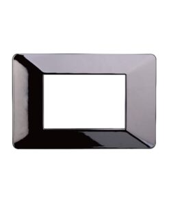 Placca Plastica Serie Starlight 3P Colore Cromato Lucido Compatibile Con Vimar Plana