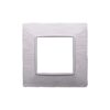 Placca Plastica Serie Starlight 2P Colore Bianco Satinato Compatibile Con Vimar Plana