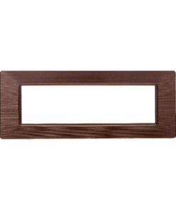Placca Plastica Serie Starlight 7P Colore Bronzo Satinato Compatibile Con Vimar Plana