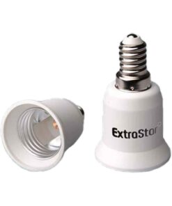 2 Pezzi Portalampade Adattatori Convertitore Lampada Attacco E14 a E27