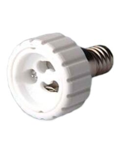 2 Pezzi Portalampade Adattatori Convertitore Lampada Attacco E14 a GU10