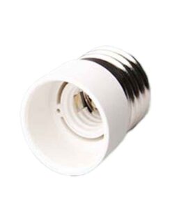 Alternative view of 2 Pezzi Portalampade Adattatori Convertitore Lampada Attacco E27 a E14