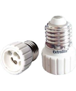 2 Pezzi Portalampade Adattatori Convertitore Lampada Attacco E27 a GU10