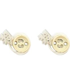 2 Pezzi Portalampade GU10 in Ceramica, Portalampada Con Connettori Inclusi