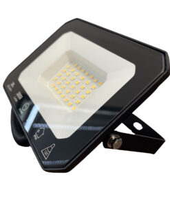 Faro Led Flood Slim 30W 2850 Lumen Bianco Neutro 4200K 90LM/W AC 220V 50Hz Nero IP65