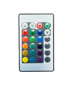 Faro Led Flood Slim RGB Con Telecomando 20W 680 Lumen RGB AC 220V 50Hz Nero IP65