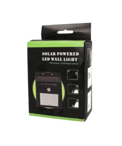 Alternative view of Luce Led COB Da Parete Con Pannello Solare Sensore Movimento e Crepuscolare 0,65W IP65 Nero Esterno per Giardino