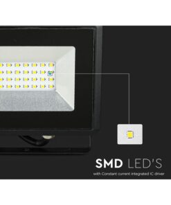 Alternative view of Faro Led Flood Light 20W Carcassa Nera IP65 Freddo 6400K Super Slim SKU-215948