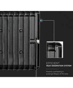 Faro Led Flood Light 20W Carcassa Nera IP65 Freddo 6400K Super Slim SKU-215948