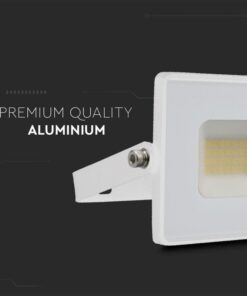 Faro Led Flood Light 20W 1620lm IP65 Slim 121X114X26mm Carcassa Bianca Luce 6500K SKU-215951