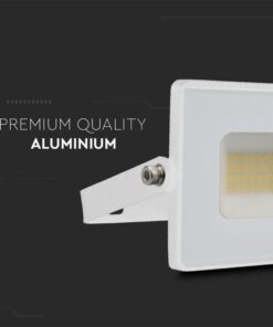 Faro Led Flood Light 20W 1620lm IP65 Slim 121X114X26mm Carcassa Bianca Luce 4000K SKU-215950