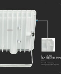 Faro Led Flood Light 20W 1620lm IP65 Slim 121X114X26mm Carcassa Bianca Luce 4000K SKU-215950