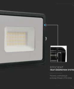 Alternative view of Faro Led Flood Light 30W 2510lm IP65 Slim 158X137X32mm Carcassa Nera Luce 4000K SKU-215953