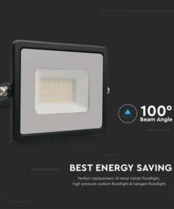 Faro Led Flood Light 30W 2510lm IP65 Slim 158X137X32mm Carcassa Nera Luce 4000K SKU-215953